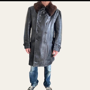 Incredible 1940’s leather coat