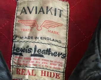 Vintage Lewis Leathers biker jacket