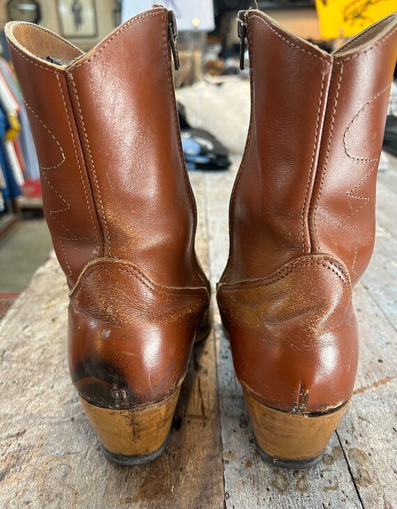 vintage western style boots - image 4