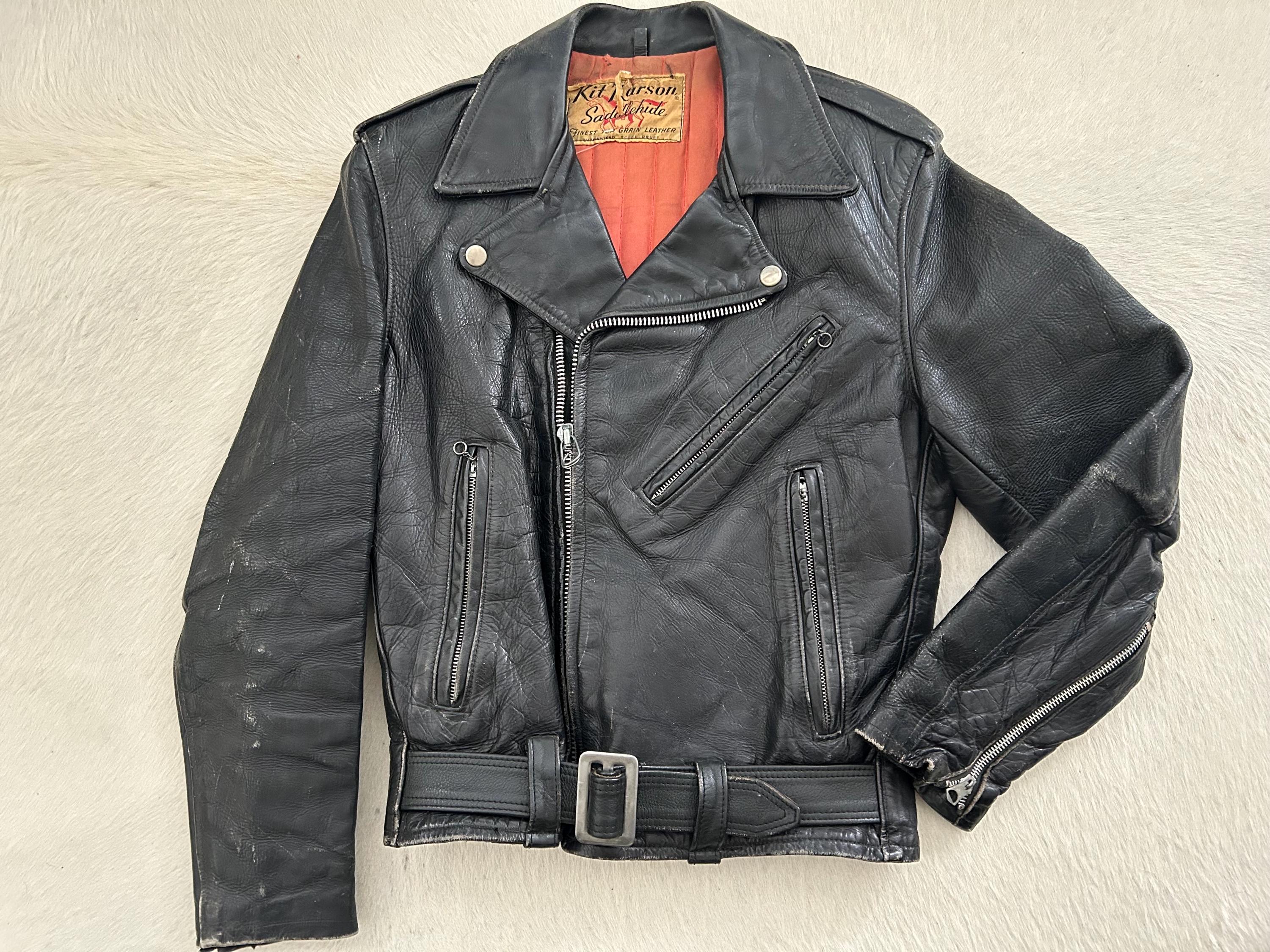 50s Leather Jacket シングル 40 TALON Vintage 50s Leather Jacket 40