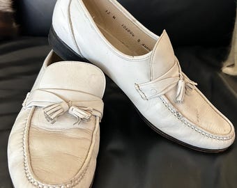 Vintage Hanover Brown Tassel Loafers 11.5 D USA Made - Etsy display picture 1
