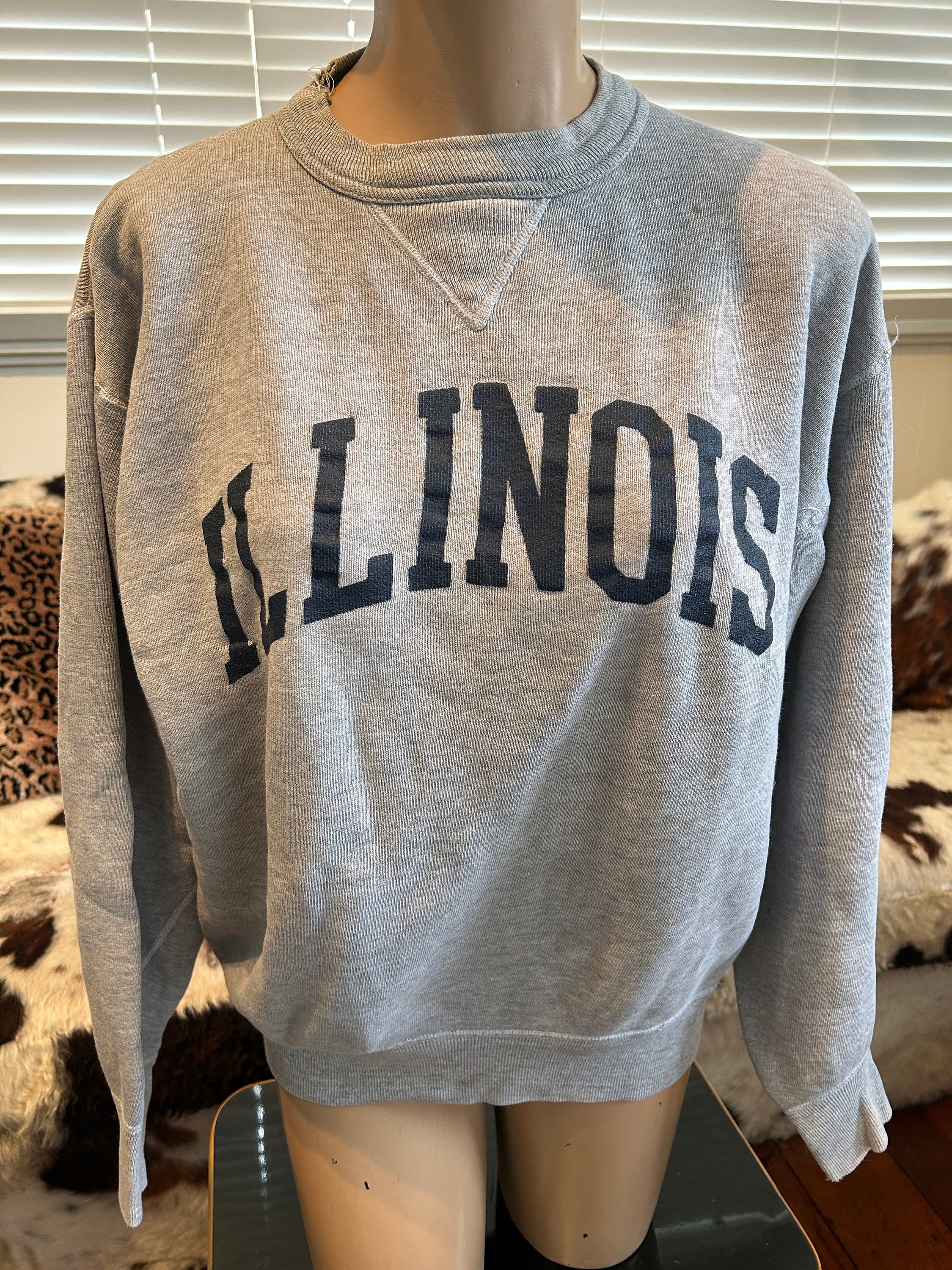 1950's 60's Illinois Sweatshirt - Etsy