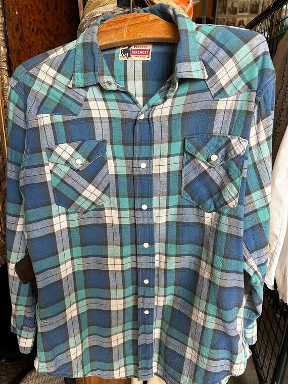 Vintage PENNEYS Western Shirt - Etsy