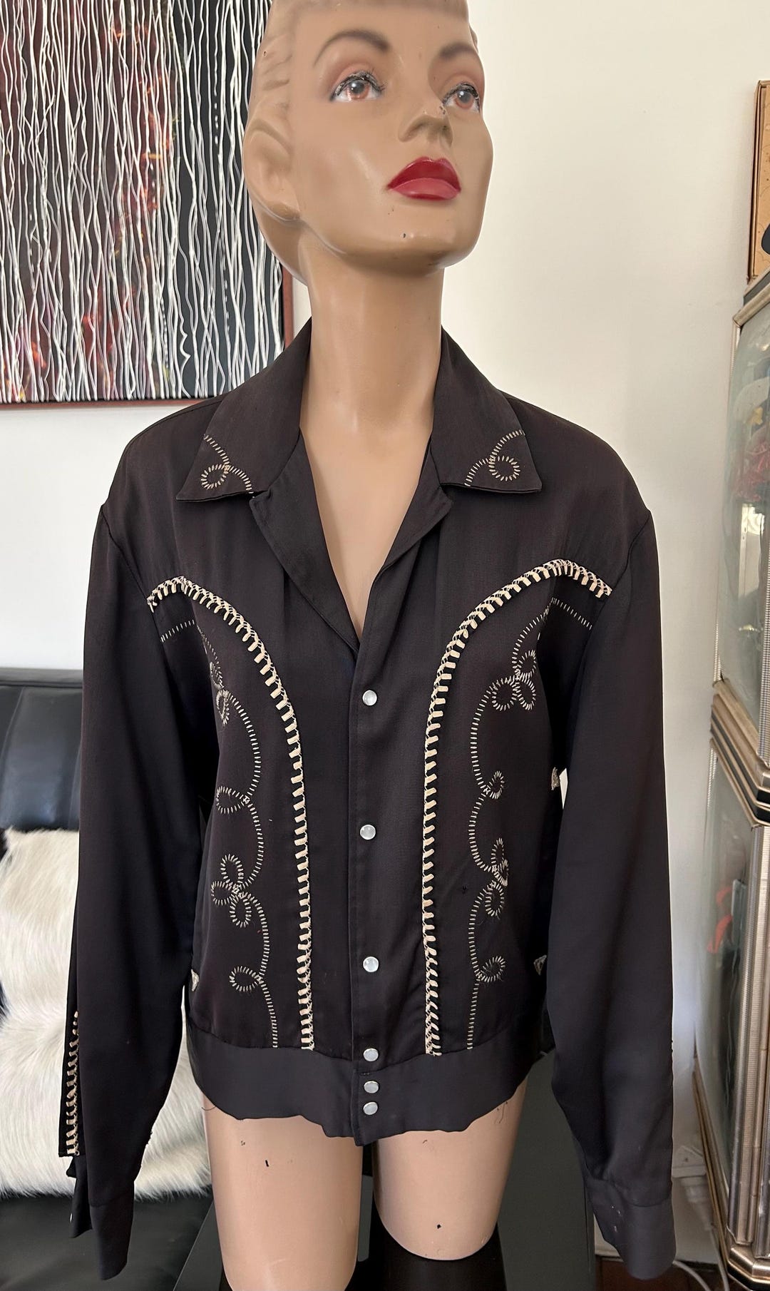 Original Vintage “H Bar C” Western Jacket - Etsy