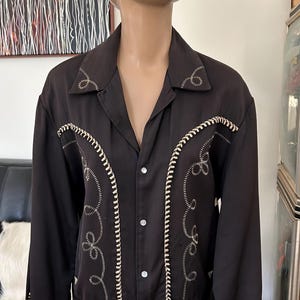 トップス 70s VINTAGE H bar C Western shirt jacket Original Vintage “H Bar C” Western Jacket - Etsy