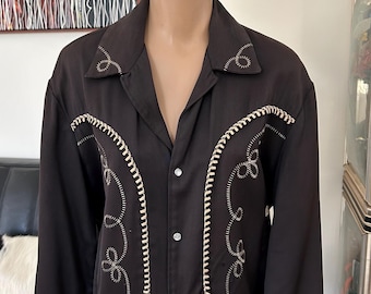 Original Vintage “H Bar C” Western Jacket - Etsy
