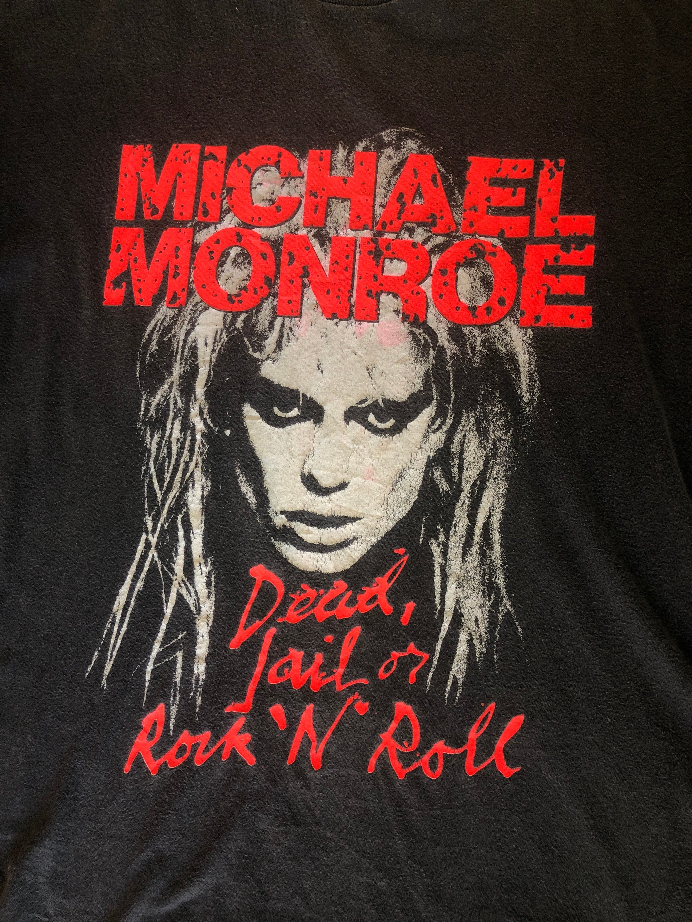 ヴィンテージ Tシャツ マイケルモンロー マイケル・モンロー ヴィンテージ 80 年代 T シャツ - Etsy 日本