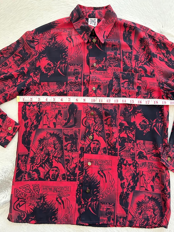 90's Vintage Jean Paul Gaultier Virus Man Shirt - Etsy