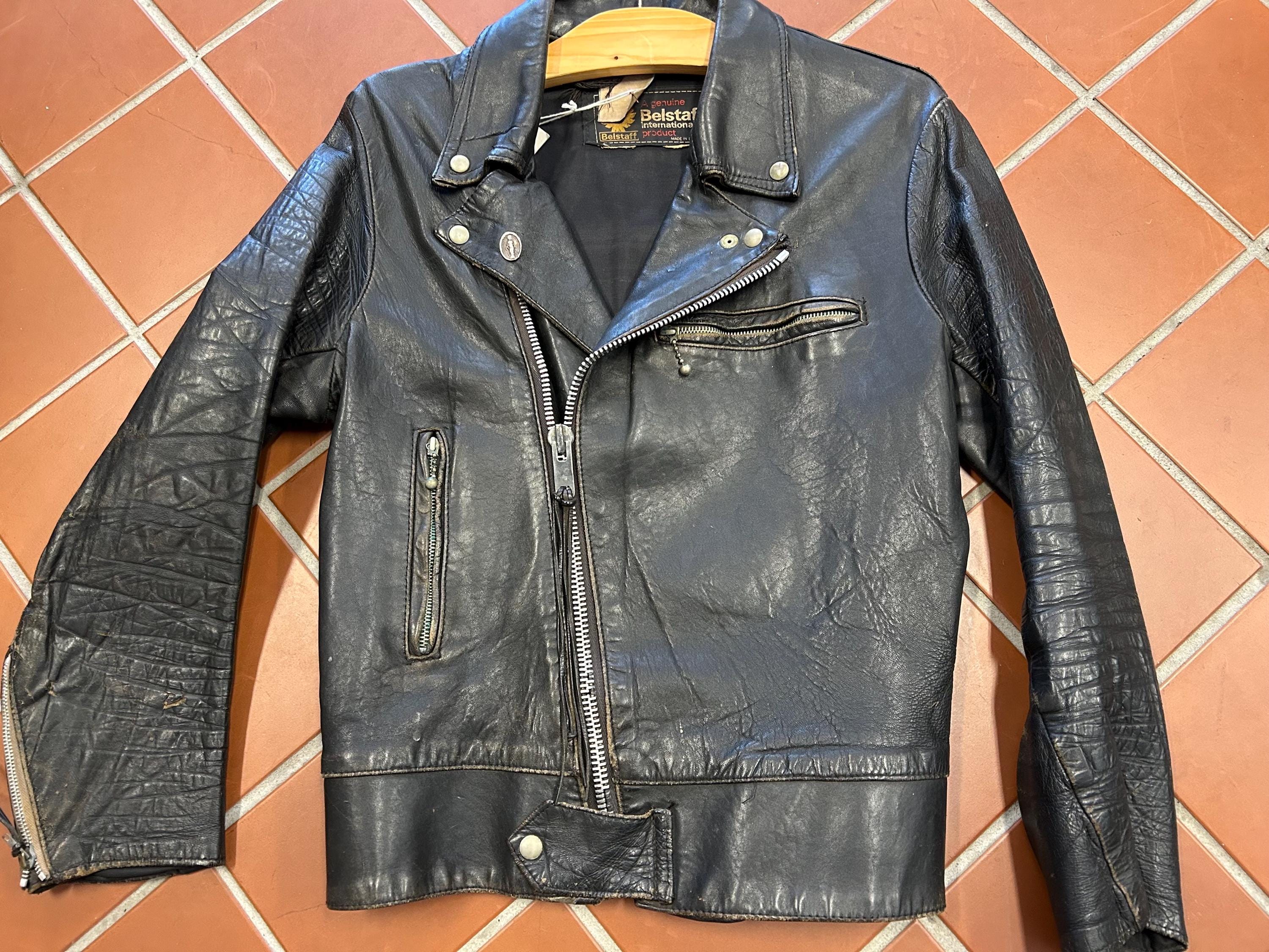 Belstaff International Vintage Motorcycle Jacket - Etsy