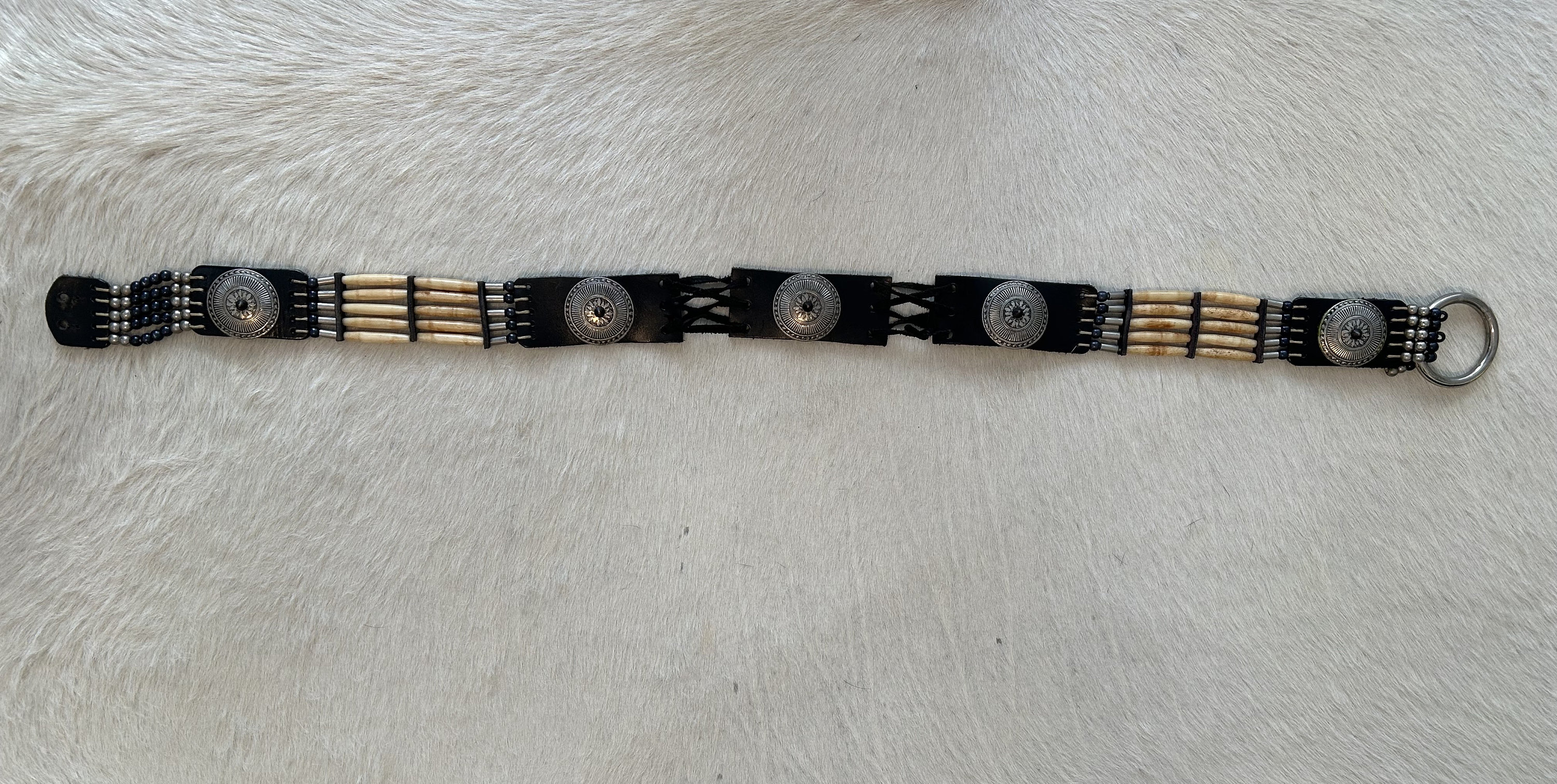小物 EPOCA Bijou backle leather belt Leather belt women| Rebekajewelry