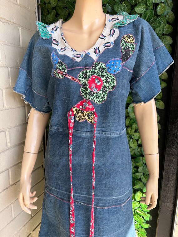 fiorucci denim dress Fiorucci Milano angel mini bustier dress in blue denim