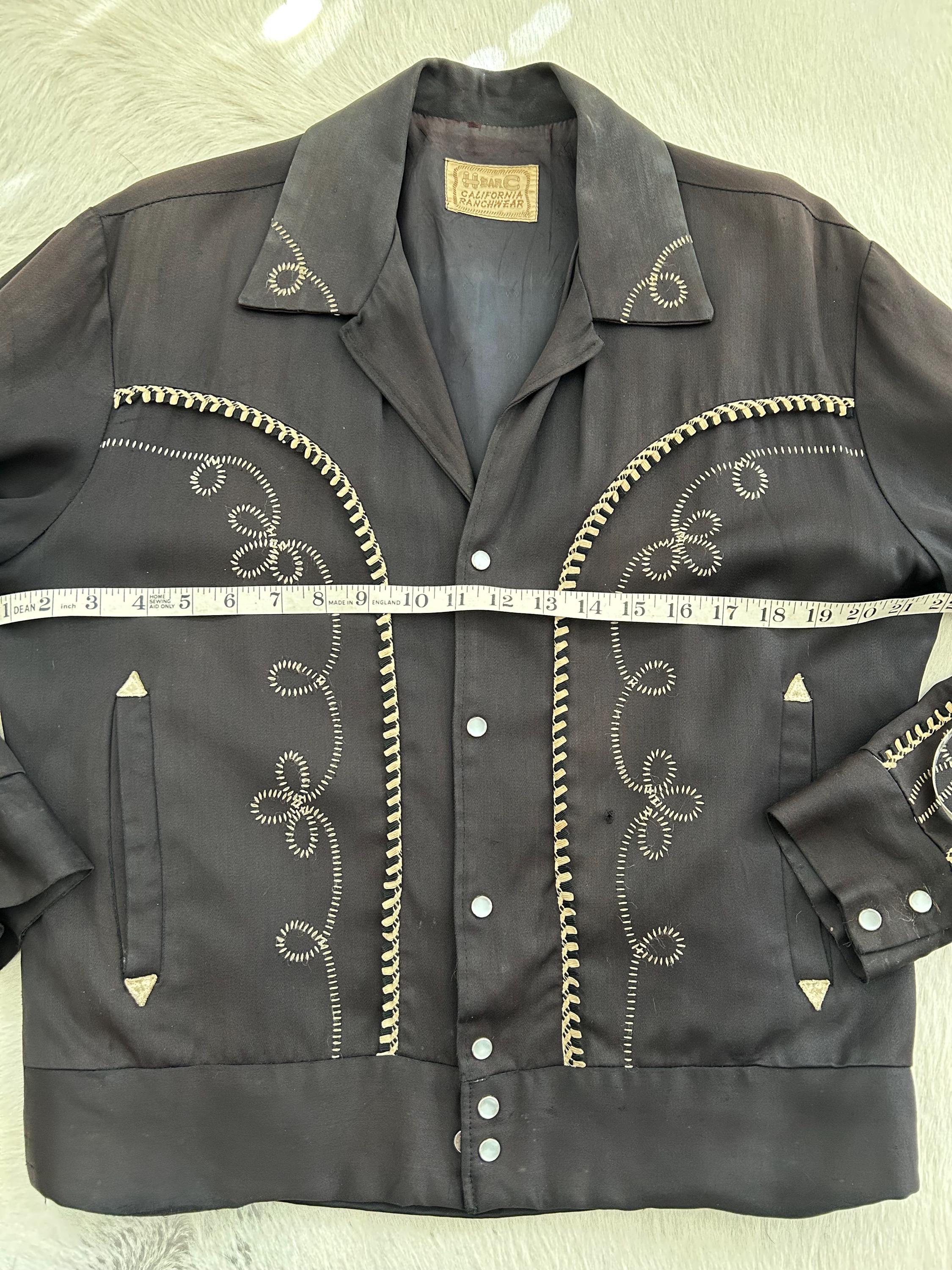 Original Vintage “H Bar C” Western Jacket - Etsy
