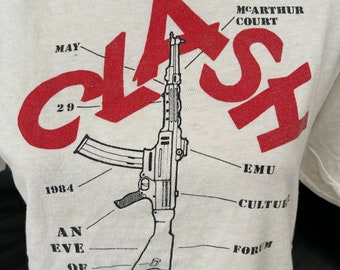 Extremely rare Clash 1984 tee