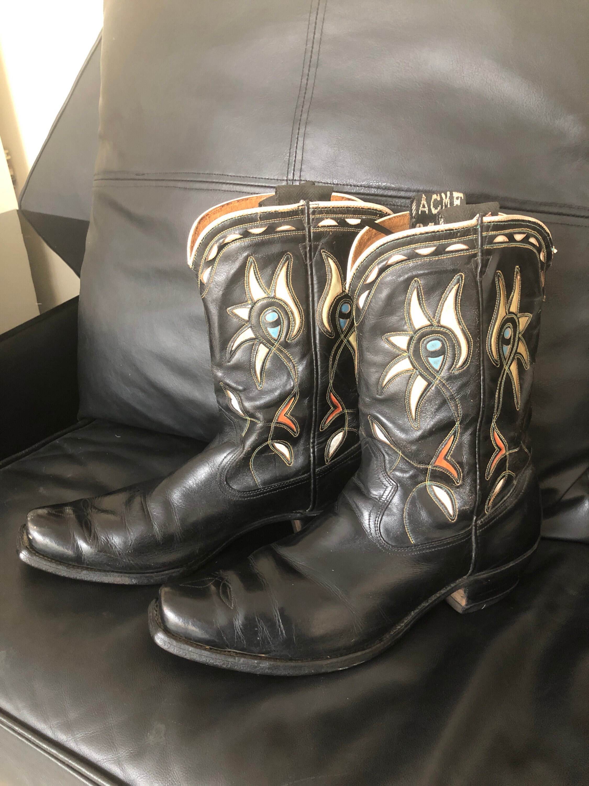 50s Vintage Acme boots 11D Usa製 ウエスタンブーツ 1950's Acme Boots - Etsy