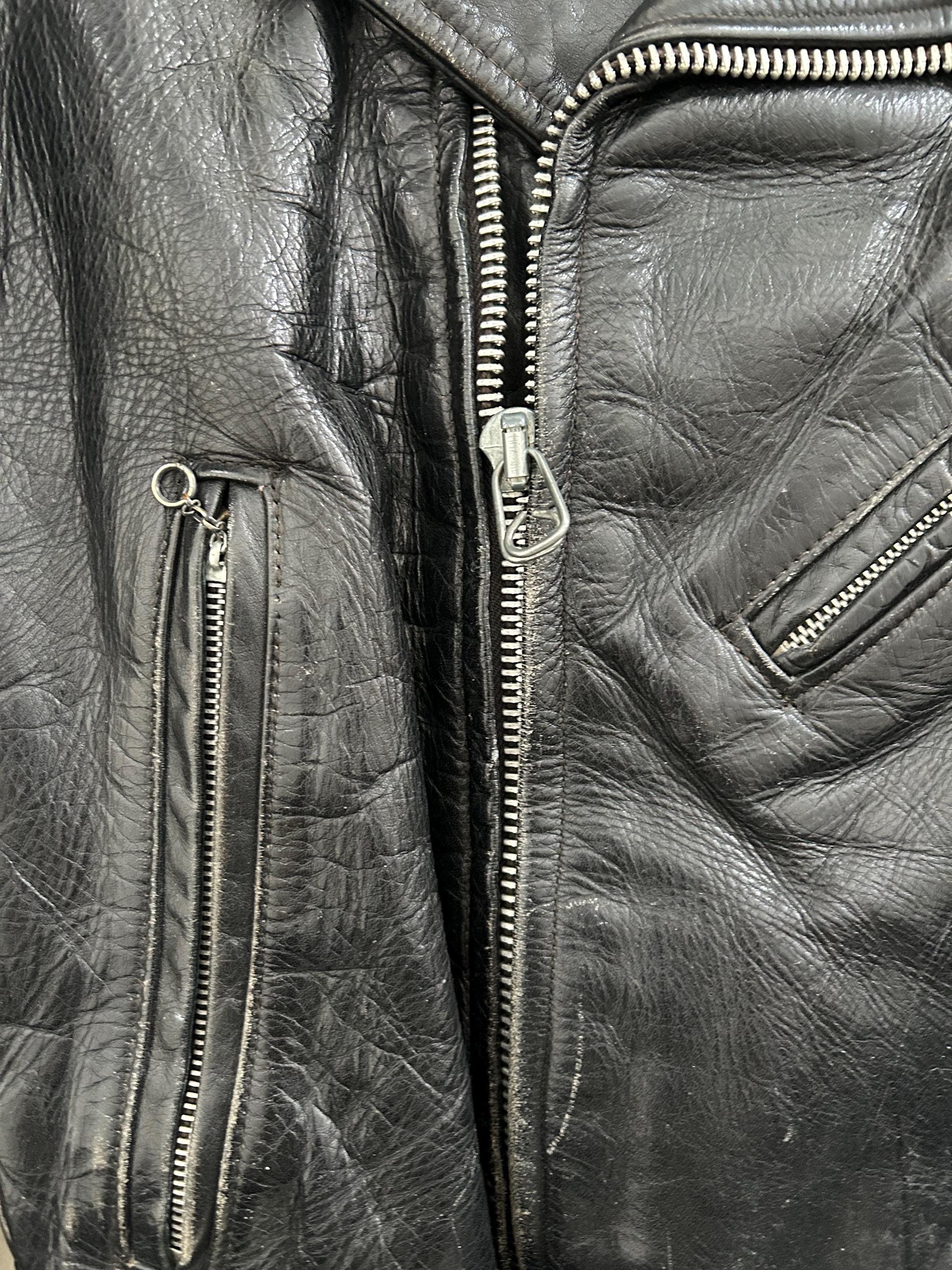 1950年代ヴィンテージ、KIT KARSON レザーライダースジャケット - Etsy