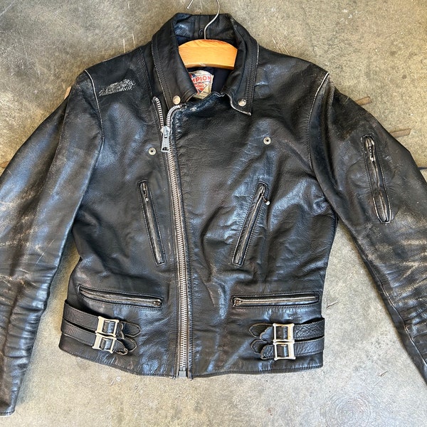 1970’s Rivetts leather Fringed Jackey