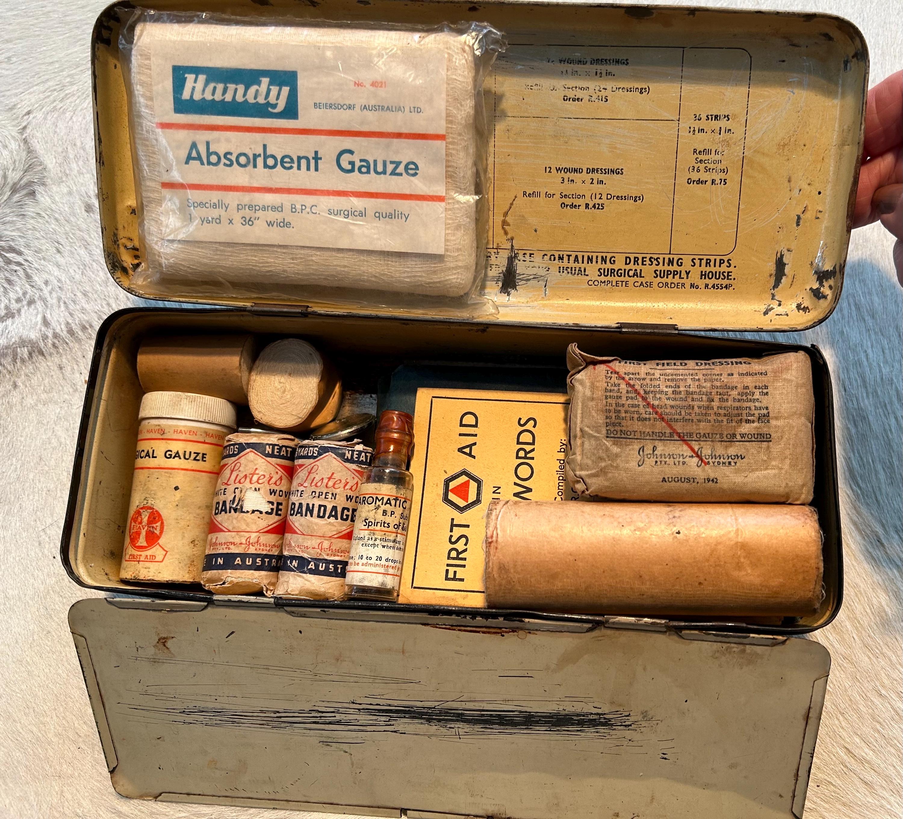 Vintage First Aid Kit - Etsy