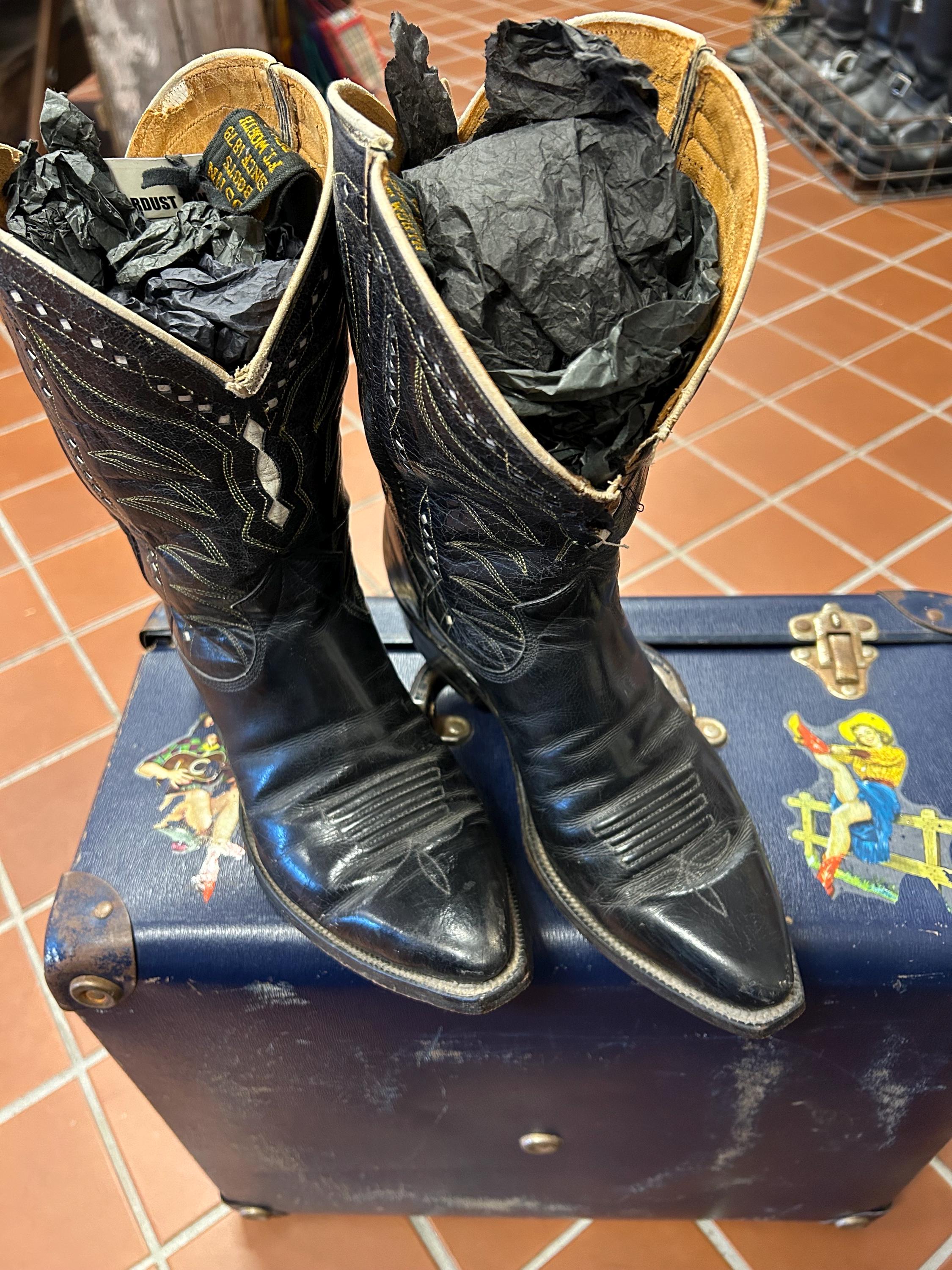 Justin's Vintage Cowboy Boots - Etsy