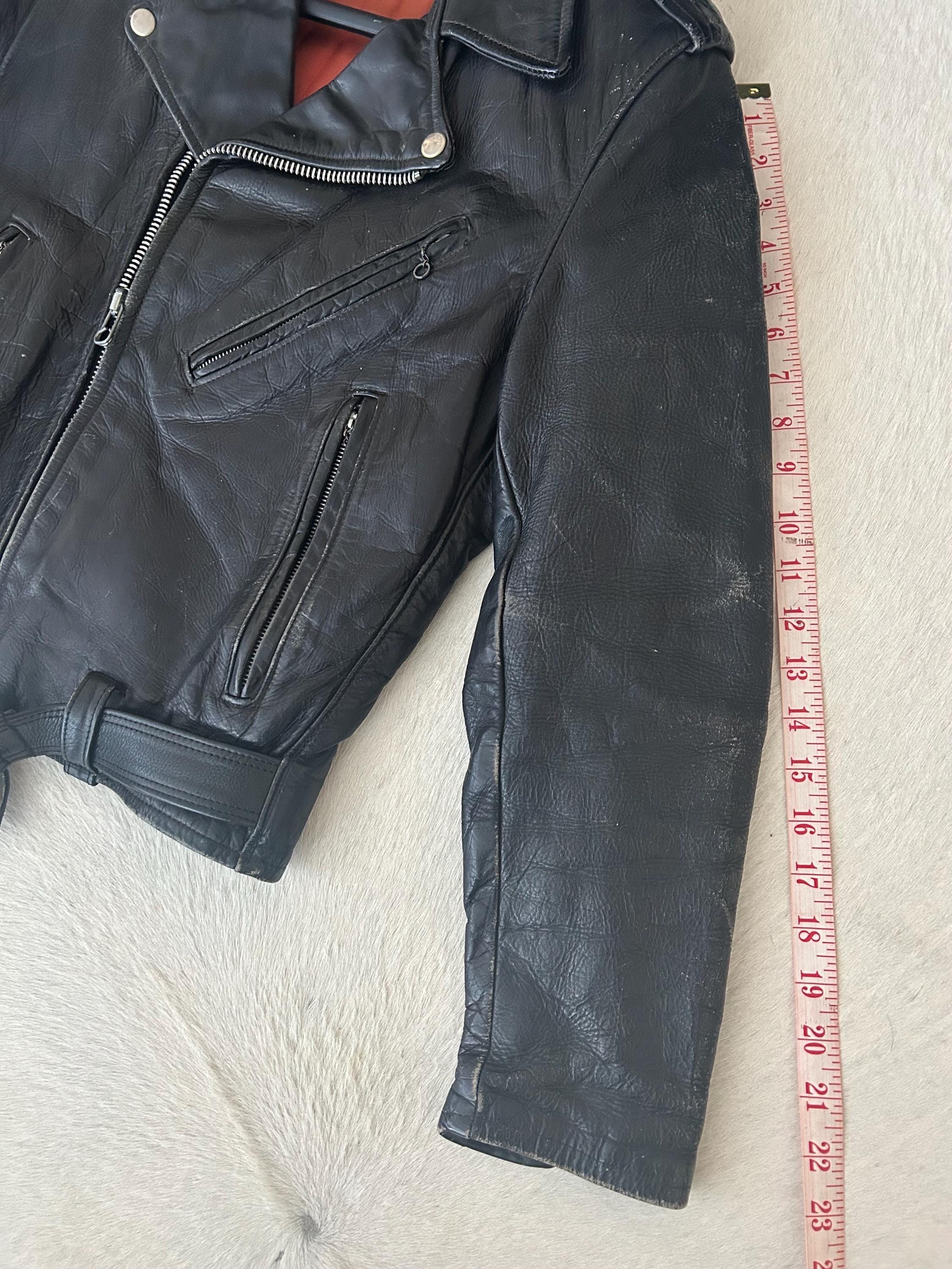 1950年代ヴィンテージ、KIT KARSON レザーライダースジャケット - Etsy