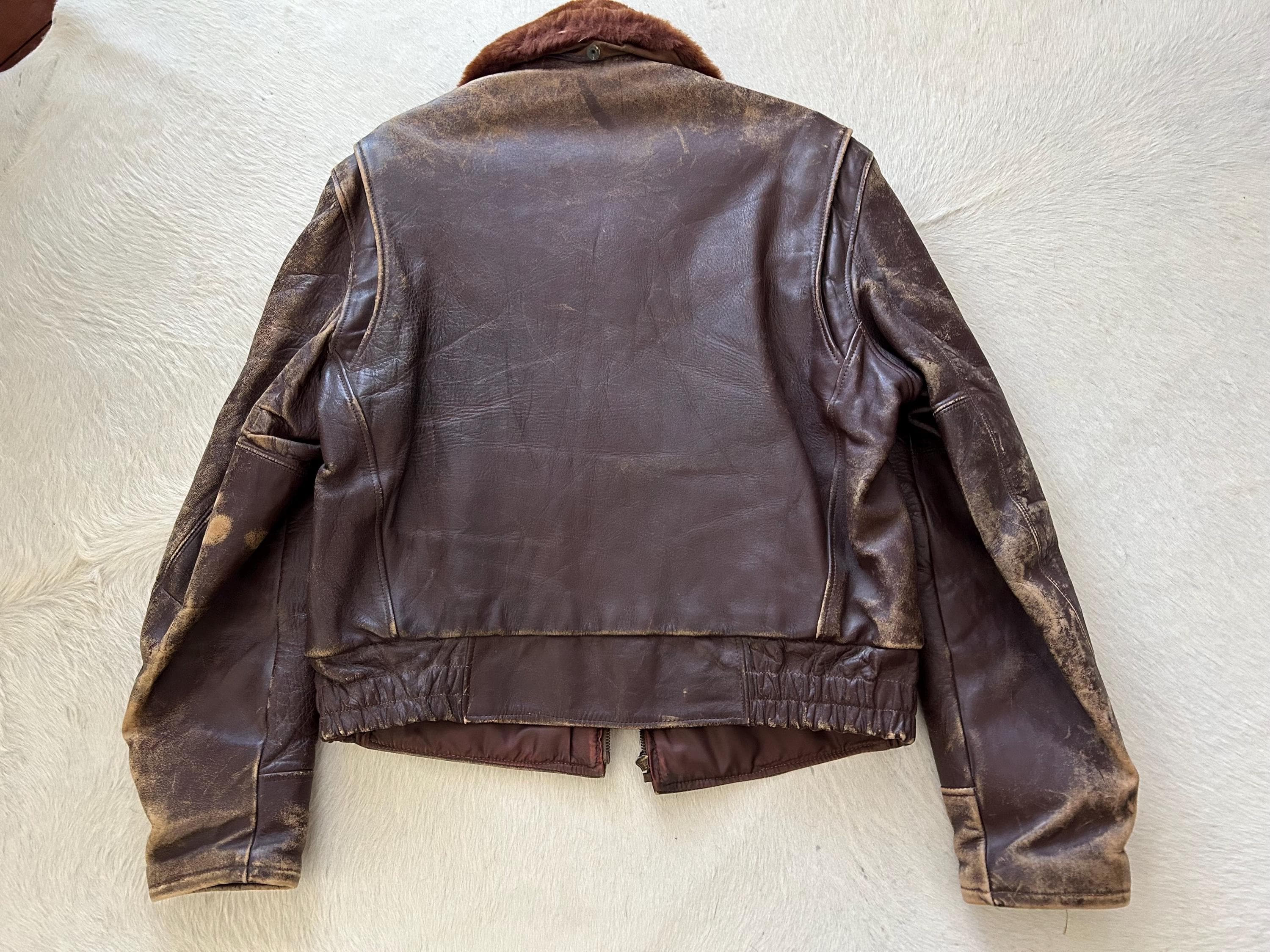 1950年代のWINDWARDホースハイドレザージャケット - Etsy 日本