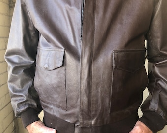 70s Schott A-2 G-1 USA製 ボンバー ジャケット フライト 70s Schott A-2 G-1 USA製 ボンバー ジャケット フライト 楽天