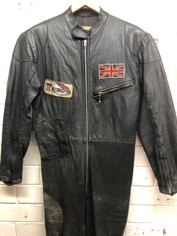 Rare 60's Kett Leather Motorcycle Racing Suit - Etsy