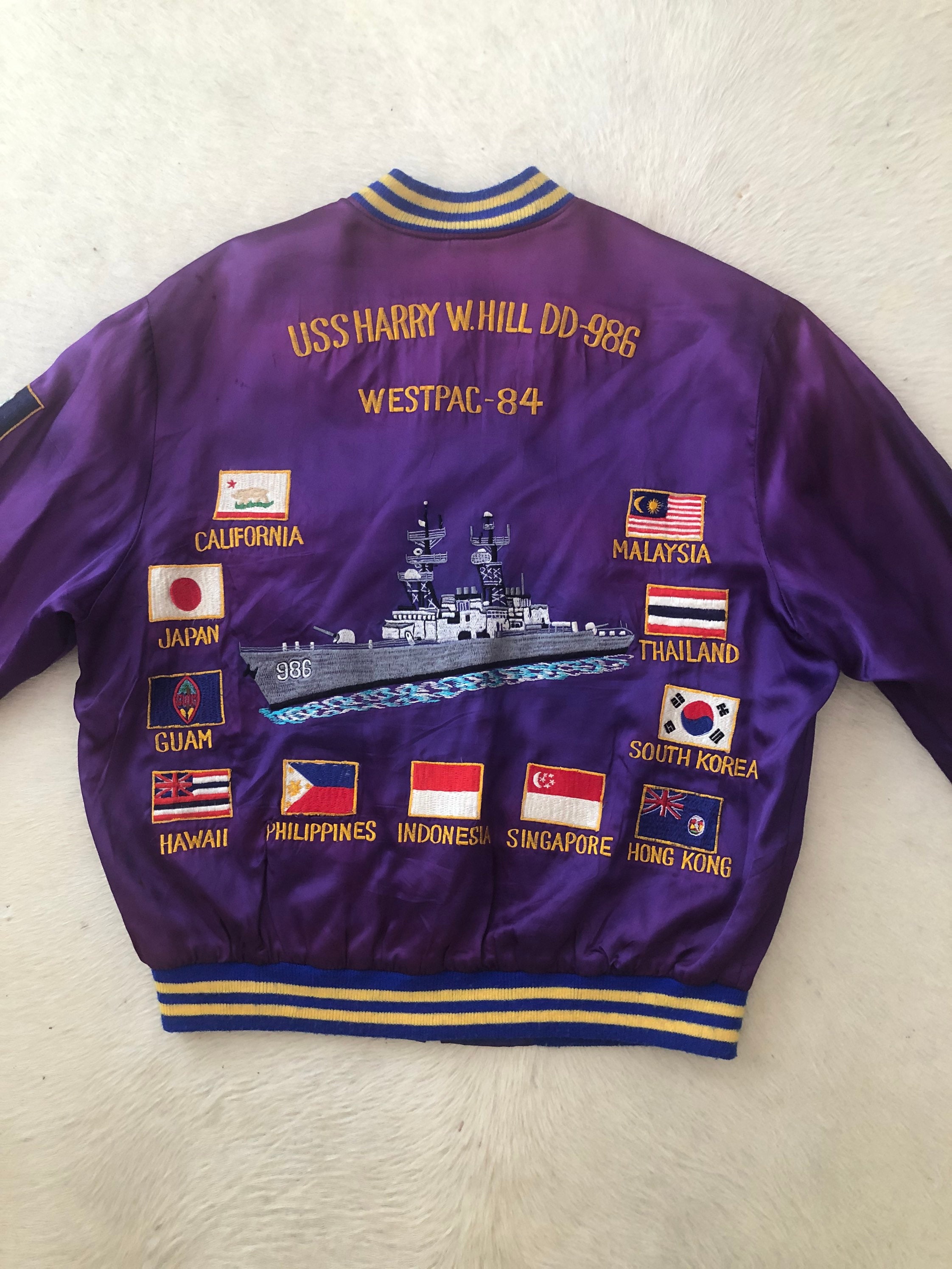 t*t様 ツアージャケットドラゴン刺繍 スカジャン WEST-PAC 1977 West pac tour jacket - Etsy 日本
