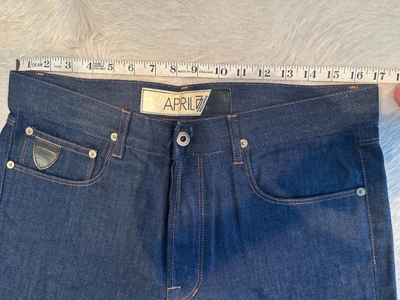 Deadstock APRIL77 Raw Denim Jeans - Etsy