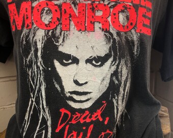 ヴィンテージ Tシャツ マイケルモンロー マイケル・モンロー ヴィンテージ 80 年代 T シャツ - Etsy 日本