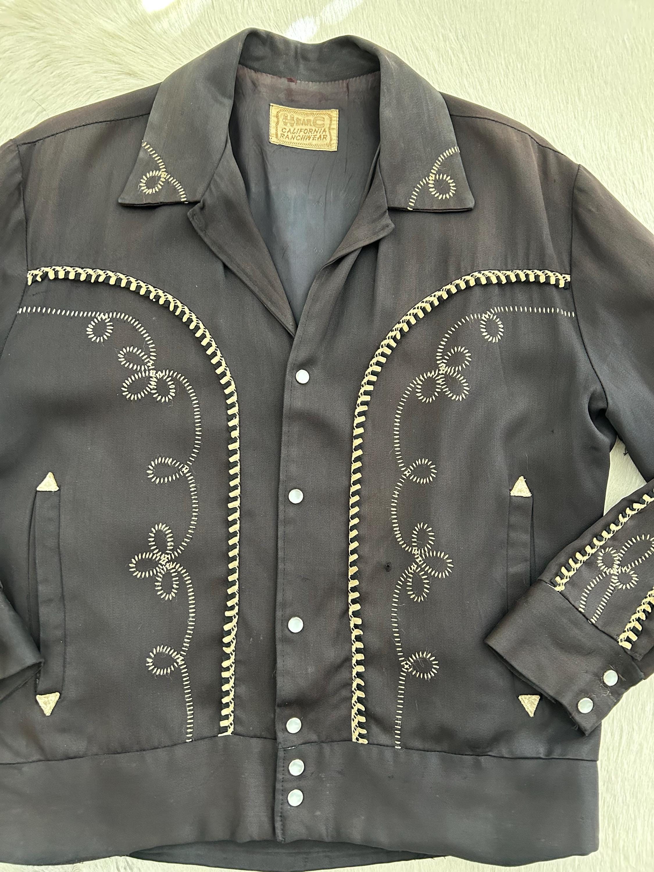 Original Vintage “H Bar C” Western Jacket - Etsy
