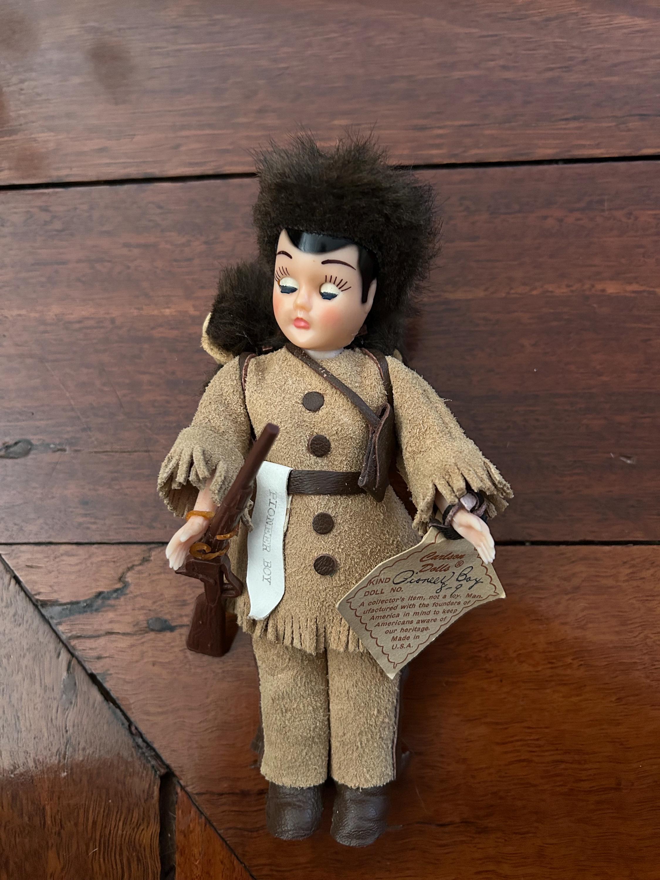 Carlson Collectors Cowgirl and Pioneer Boy Dolls - Etsy