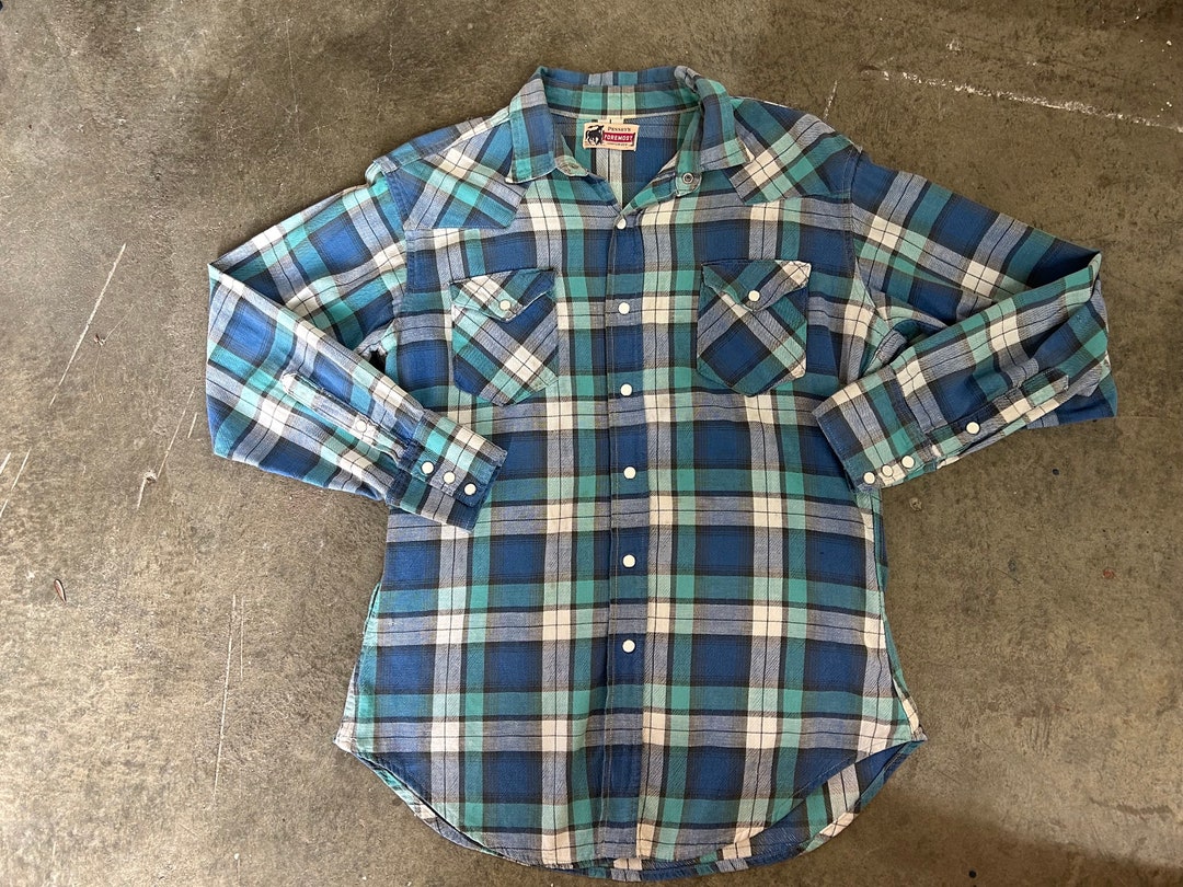 Vintage PENNEYS Western Shirt - Etsy