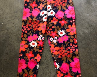 60’s vintage deadstock floral pants