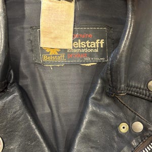 Belstaff International vintage motorcycle jacket