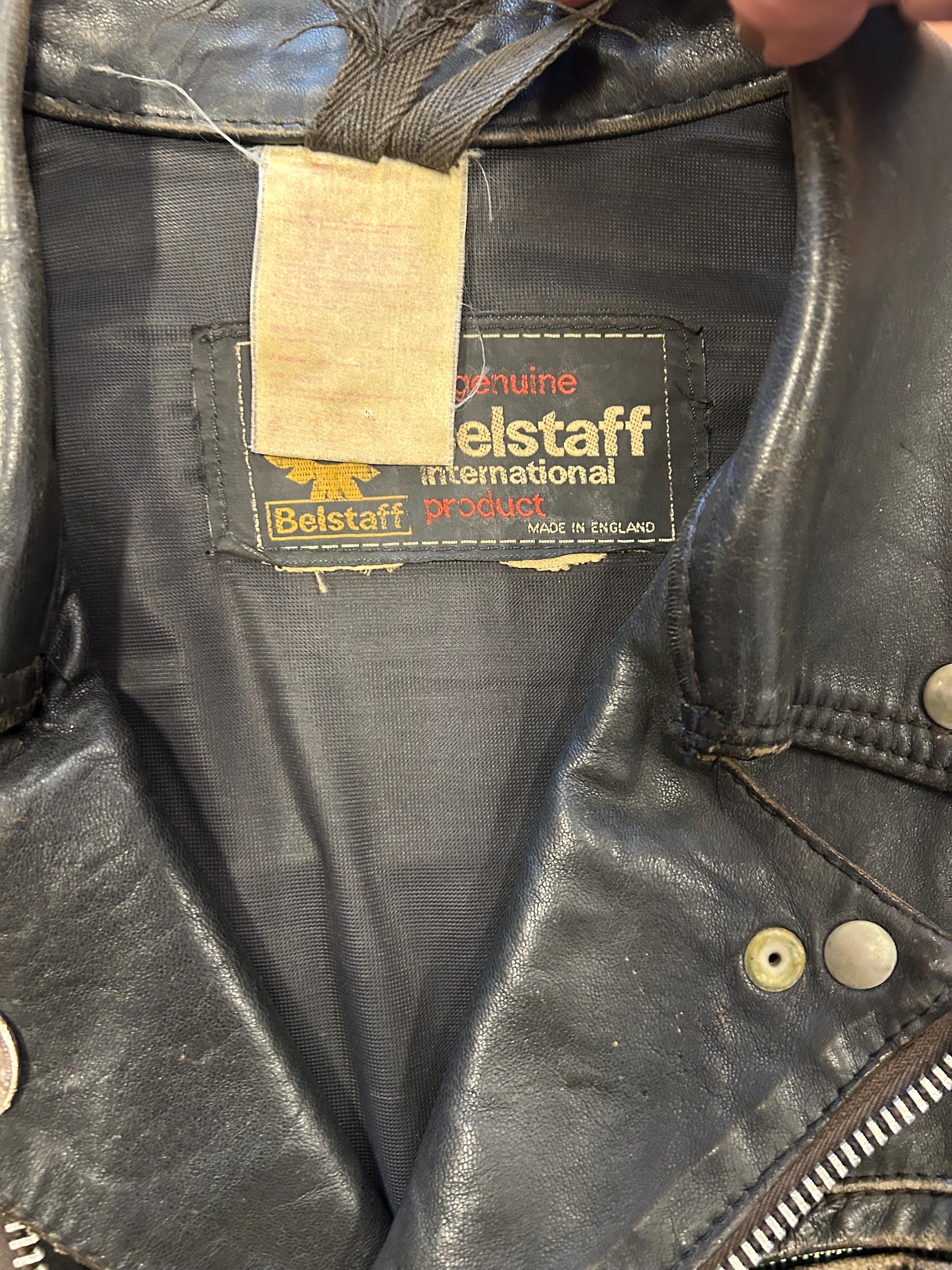 Belstaff ベルスタッフ ポケットデザイン ウエストスリム レザージャケット サイズ:42  ブラック 本革 レディース 　240001141987 Belstaff leather jacket women - Etsy 日本