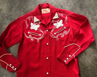 Roy Rogers vintage girls shirt