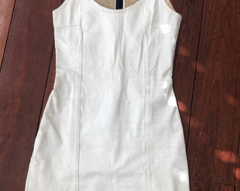 Leather Mini Dress - Etsy
