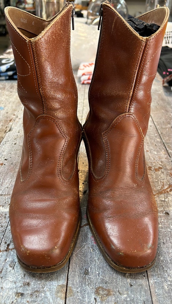 vintage western style boots - image 3