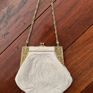 Beautiful Vintage “Handmade in Japan “ “WALBORG” beaded bag