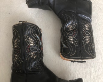1940’s/ ‘50’s Acme boots with stunning inlay.