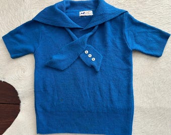 Bardzo ładny sweterek dziecięcy w stylu vintage „Scotties”