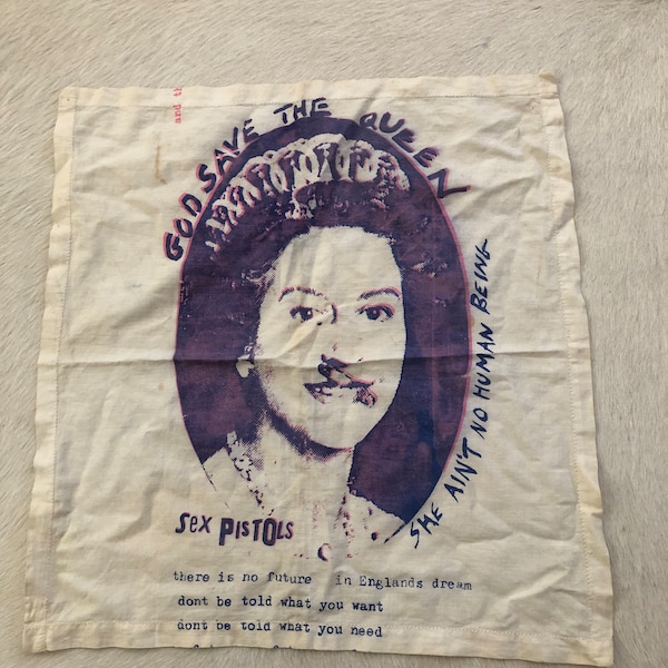 Original SEDITIONARIES Sex Pistols handkerchief