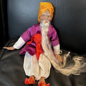 Boneca russa antiga de velho