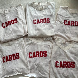 lot de 6 hauts d'équipe de sport vintage