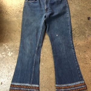 70’s vintage Levi’s orange tab boot cut/ bell cut/ flare