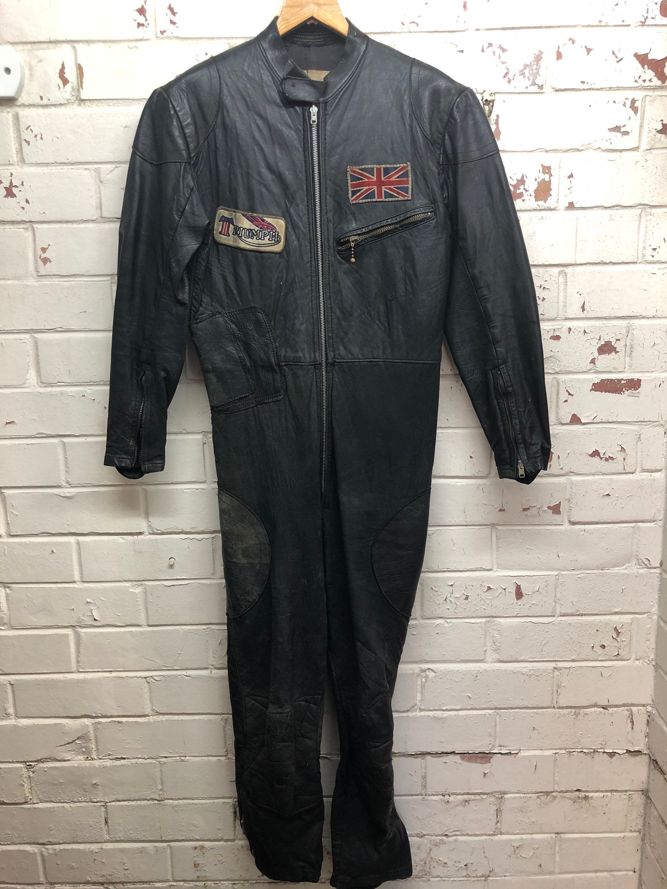 Rare 60's Kett Leather Motorcycle Racing Suit - Etsy