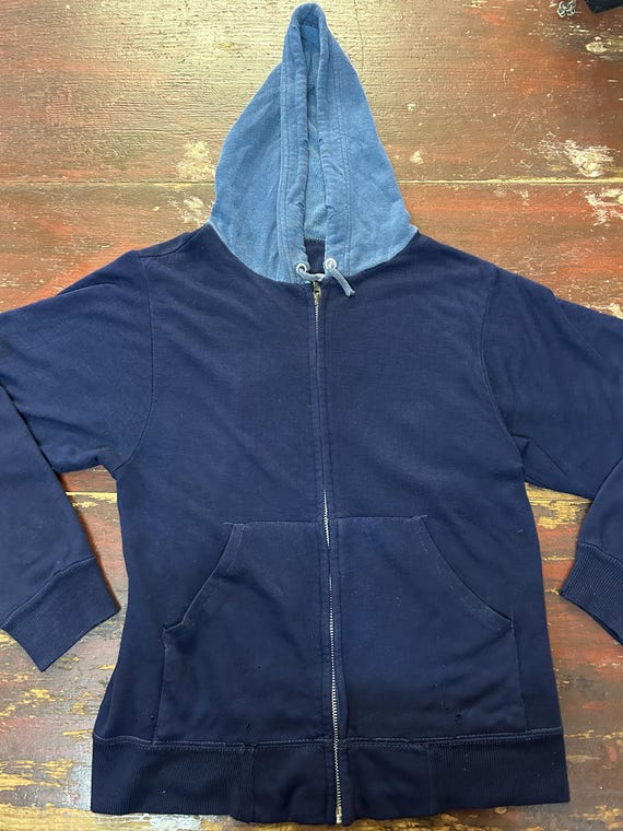 Vintage Two Tone KING'S ROAD Sears Zip up Hoody - Etsy