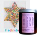 Fragranced Artisan Soy Candle | Amber Glass Jar with Silver Lid | Pure Soy Wax | Fun Gift Pack | Chocolate | Birthday