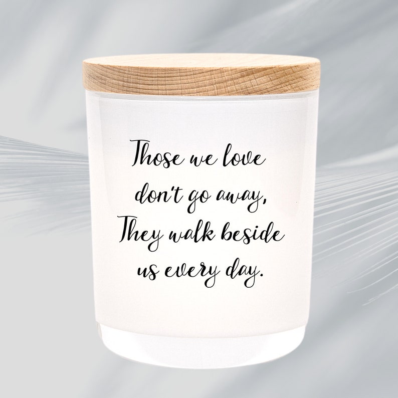 Design Your Own SYMPATHY Boxed Soy Candle Photo Remembrance Memorial Grief Commemorative Gift image 8