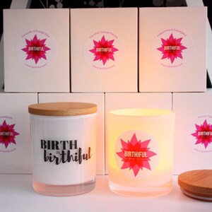 Personalised Logo Candle Custom Corporate Gift Events Customer Gift Thank you image 2